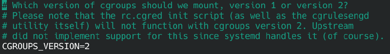 default-cgroups